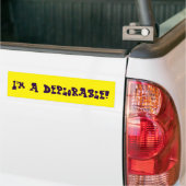 Ich bin ein bedauernswertes! Autoaufkleber (Auf Lkw)