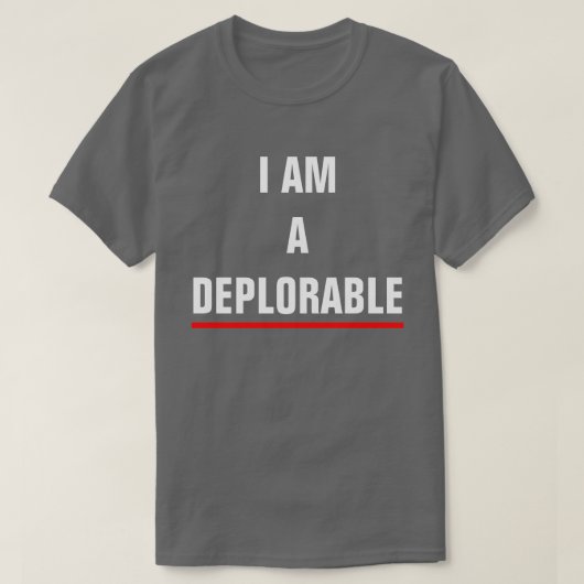 ICH BIN EIN BEDAUERNSWERTES T-Shirt (Design vorne)