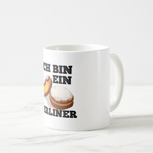 Ich bin ein Berliner Kaffeetasse (VorderseiteRechts)