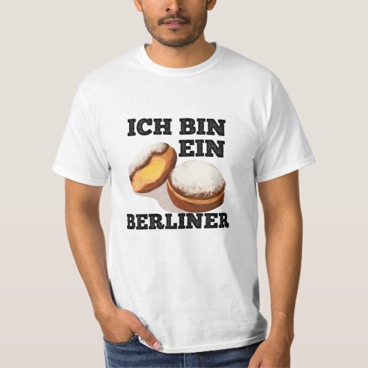 Ich bin ein Berliner T-Shirt (Vorderseite)
