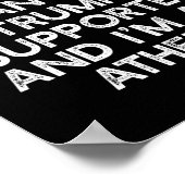 Ich bin ein besser Christlicher Trump-Unterstützer Poster (Ecke)