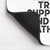 Ich bin ein besserer Christ als jeder Trump-Anhäng Mousepad (Ecke)