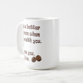 Ich bin ein besserer Mensch - 15 oz. Tasse (Vorderseite Links)