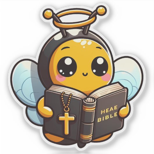 Ich bin ein Bienensteber Aufkleber (Vorderseite)