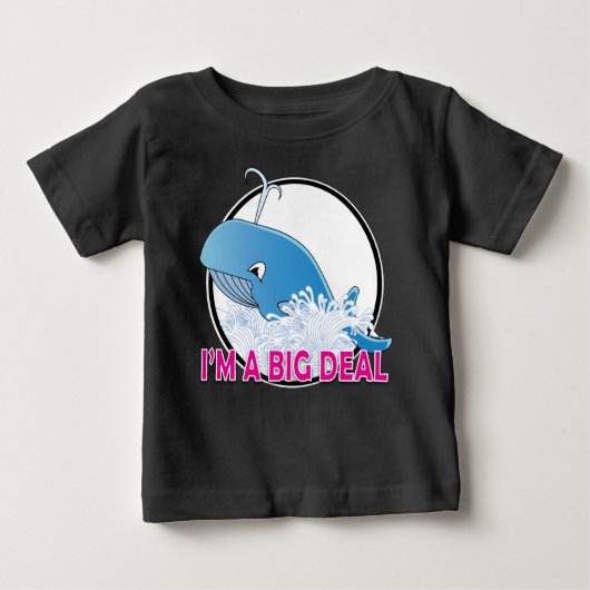 Ich bin ein Big Deal - Baby Fine Jersey Baby T-shirt (Vorderseite)