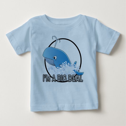 Ich bin ein Big Deal - Baby Fine Jersey T - Shirt  (Vorderseite)