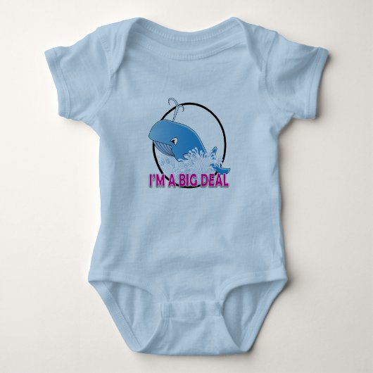 Ich bin ein Big Deal - Baby Jersey Bodysuit Baby Strampler (Vorderseite)