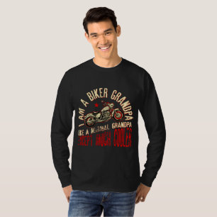 Ich bin ein Biker GrandPa Cooles Hemd für Männer T-Shirt