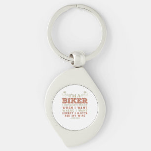 Ich bin ein Biker, ich mache, was ich will, lustig Schlüsselanhänger
