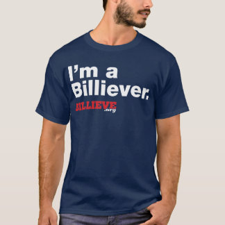 "Ich bin ein Billiever" Marine-Blau-T-Shirt T-Shirt