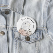 Ich bin ein Birdwatcher Kestrel Button (Beispiel)