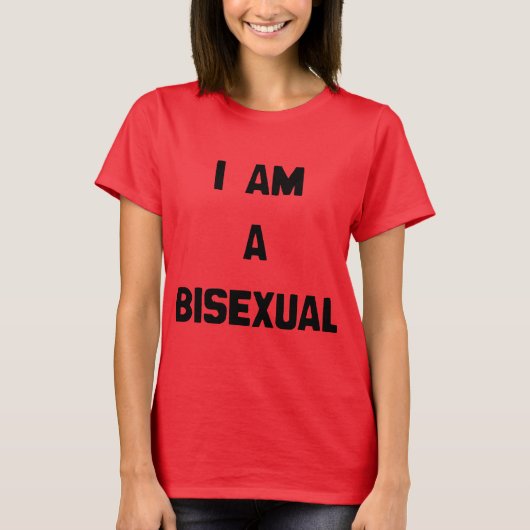 ICH BIN EIN BISEXUELLES T-Shirt (Vorderseite)