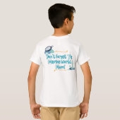 Ich bin ein bisschen.. DELFIN! Kinder T - Shirt (Schwarz voll)