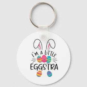 Ich bin ein bisschen eggstra lustiger Osterhase, s Schlüsselanhänger