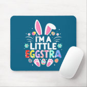 Ich bin ein bisschen eggstra lustiger Osterhase sü Mousepad (Mit Mouse)