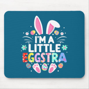 Ich bin ein bisschen eggstra lustiger Osterhase sü Mousepad