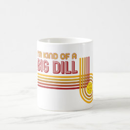 "Ich bin ein bisschen ein großer Dill" Pickleball Kaffeetasse