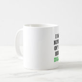 Ich bin ein bisschen eine große Dill-Spaß-Tasse Kaffeetasse (Vorderseite Links)