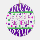 Ich bin ein bisschen eine Sache-Verzierung Keramikornament (Links)