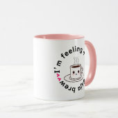 Ich bin ein bisschen Gefühl von Dscha Brew Kaffee  Tasse (VorderseiteRechts)