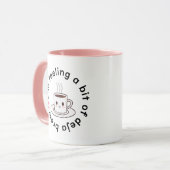 Ich bin ein bisschen Gefühl von Dscha Brew Kaffee  Tasse (Vorderseite Links)