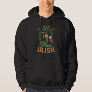 Ich bin ein bisschen irisch St. Paddys Day Irische Hoodie