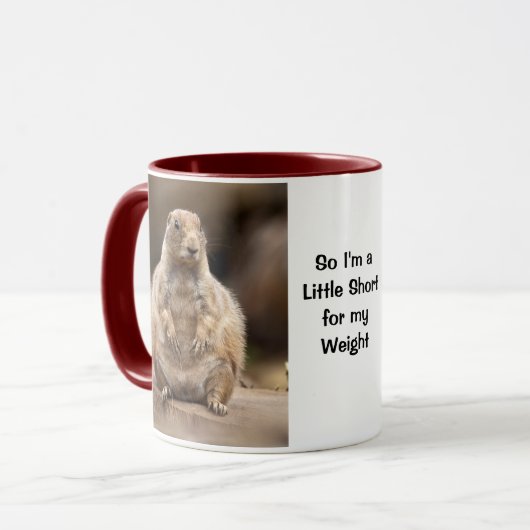 Ich bin ein bisschen Kurz für meine Tasse (Vorderseite Links)