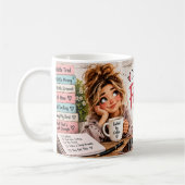 Ich-bin-ein bisschen-okay-Kaffeetasse Kaffeetasse (Links)