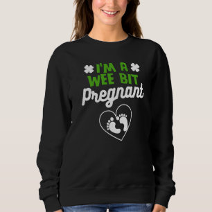 Ich bin ein bisschen schwanger Baby-Designs für Sc Sweatshirt