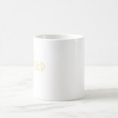 Ich bin ein bisschen verwirrt Lustige Typografie Kaffeetasse (Mittel)