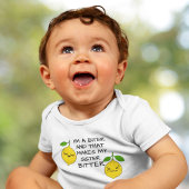 Ich bin ein Biter - zwei Zitronen Baby Strampler