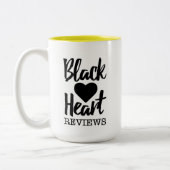 Ich bin ein Bookaholic…. Zweifarbige Tasse (Links)