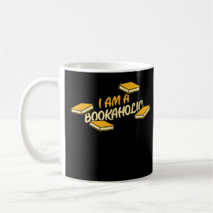 Ich bin ein Bookaholischer Buchliebhaber T - Shirt Kaffeetasse
