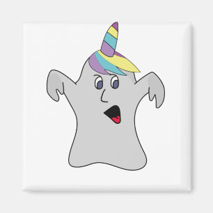 Ich bin ein Boonicorn Niedlich Ghost Unicorn Magnet