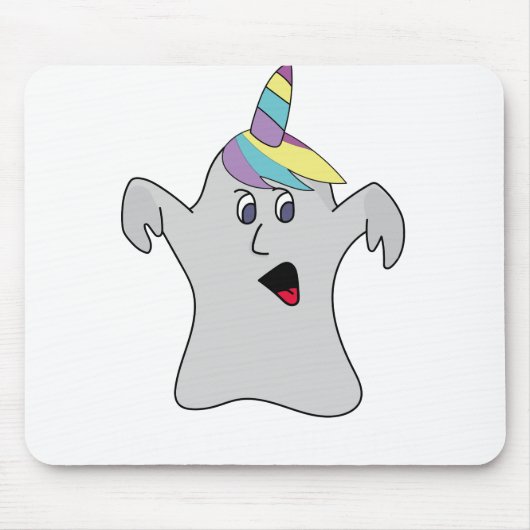Ich bin ein Boonicorn Niedlich Ghost Unicorn Mousepad (Vorne)