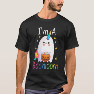 Ich bin ein Boonicorn Niedliches Halloween Unicorn T-Shirt
