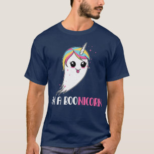Ich bin ein Boonicorn Unicorn Ghost Halloween Girl T-Shirt