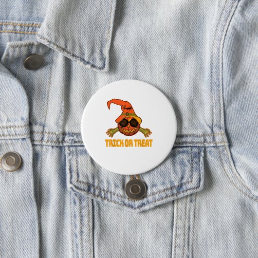 Ich bin ein böser Kürbistrick oder greife Hallowee Button (Beispiel)