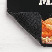 Ich bin ein Brust-Mann Lustiger Truthahn Thanksgiv Mousepad (Ecke)