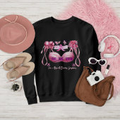 Ich bin ein Brustkrebsüberlebender Pink Ribbon. Sweatshirt