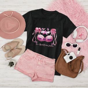 Ich bin ein Brustkrebsüberlebender Pink Ribbon. T-Shirt