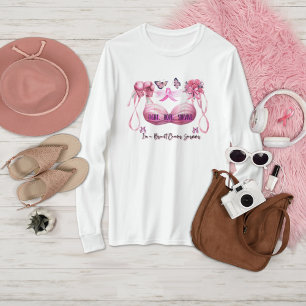 Ich bin ein Brustkrebsüberlebender Pink Ribbon. T-Shirt