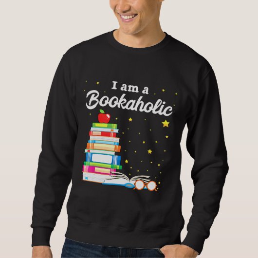 Ich bin ein Buch, das gelesen wird Sweatshirt (Vorderseite)