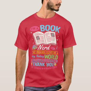 Ich bin ein Buch, das Nerd lesen und Bücher lesen T-Shirt