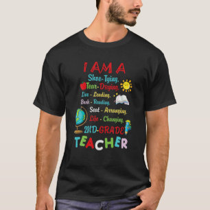 Ich bin ein Buch lesen Leben ändern stolz 2D Klass T-Shirt