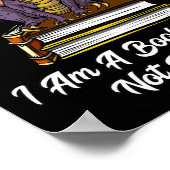 Ich bin ein Buchdrache, kein Wurm, der Fantasie-Ne Poster (Ecke)