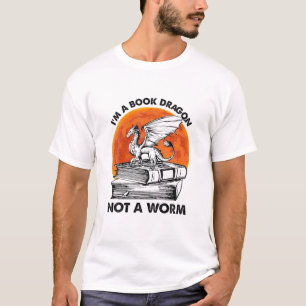 Ich bin ein Buchdrachen, kein Wurm, der Lover Read T-Shirt