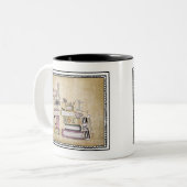 ich bin ein Bücherwurm Zweifarbige Tasse (Vorderseite Links)