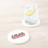 Ich bin ein Buchhalter beuge unten vor mir Sandstein Untersetzer (Seite)