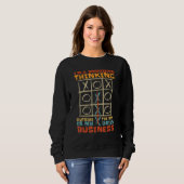 Ich bin ein Buchhalter, der außerhalb der Box denk Sweatshirt (Vorne ganz)